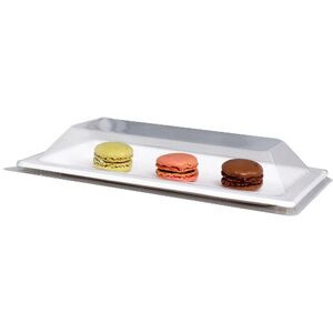 Couvercle pour assiette pulpe rectangulaire 13 x 26 cm x 300 Firplast