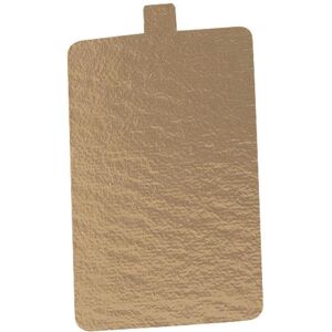 Firplast Carre avec languette carton couleur or 8x8cm x 200 Firplast