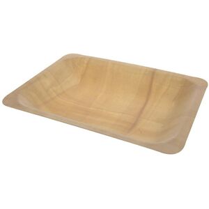 Assiette bois rectangle 195x140x30 mm x 600 Firplast