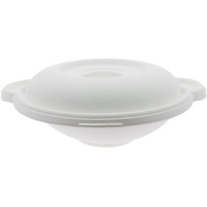 Saladier rond et couvercle en pulpe et PLA 2400ml (X25) Firplast