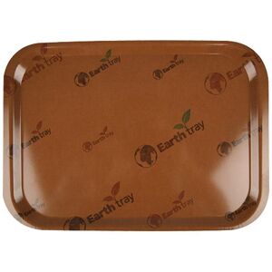 Firplast Plateau fast food et restauration rapide en bois 375mm x 265mm (x25) Firplast