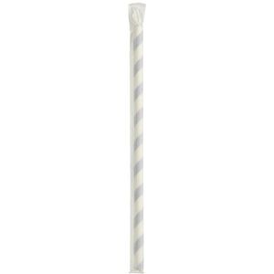 Firplast Paille papier rigide twist bleu emballée individuellement Ø 6 mm x 10000 Firplast