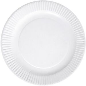 Assiette en Carton Blanche D.15CM (X100) Firplast - Publicité Assiette en Carton Blanche D.15CM (X100) Firplast - Publicité