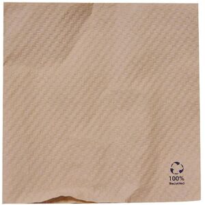 Firplast Serviette papier recycle marron 1 pli 33x33 cm x 6000 Firplast