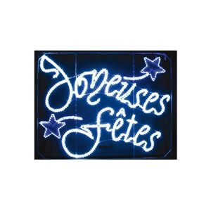 EUR Joyeuses Fêtes lumineux