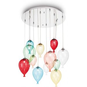 Clown SP12 - Lampe suspension - Multicolore - Ideal Lux