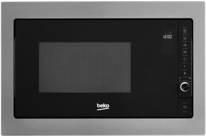 Beko Micro-ondes Gril à encastrer 1000W avec 8 programmes auto, grand volume 25L (MGB25332BG)