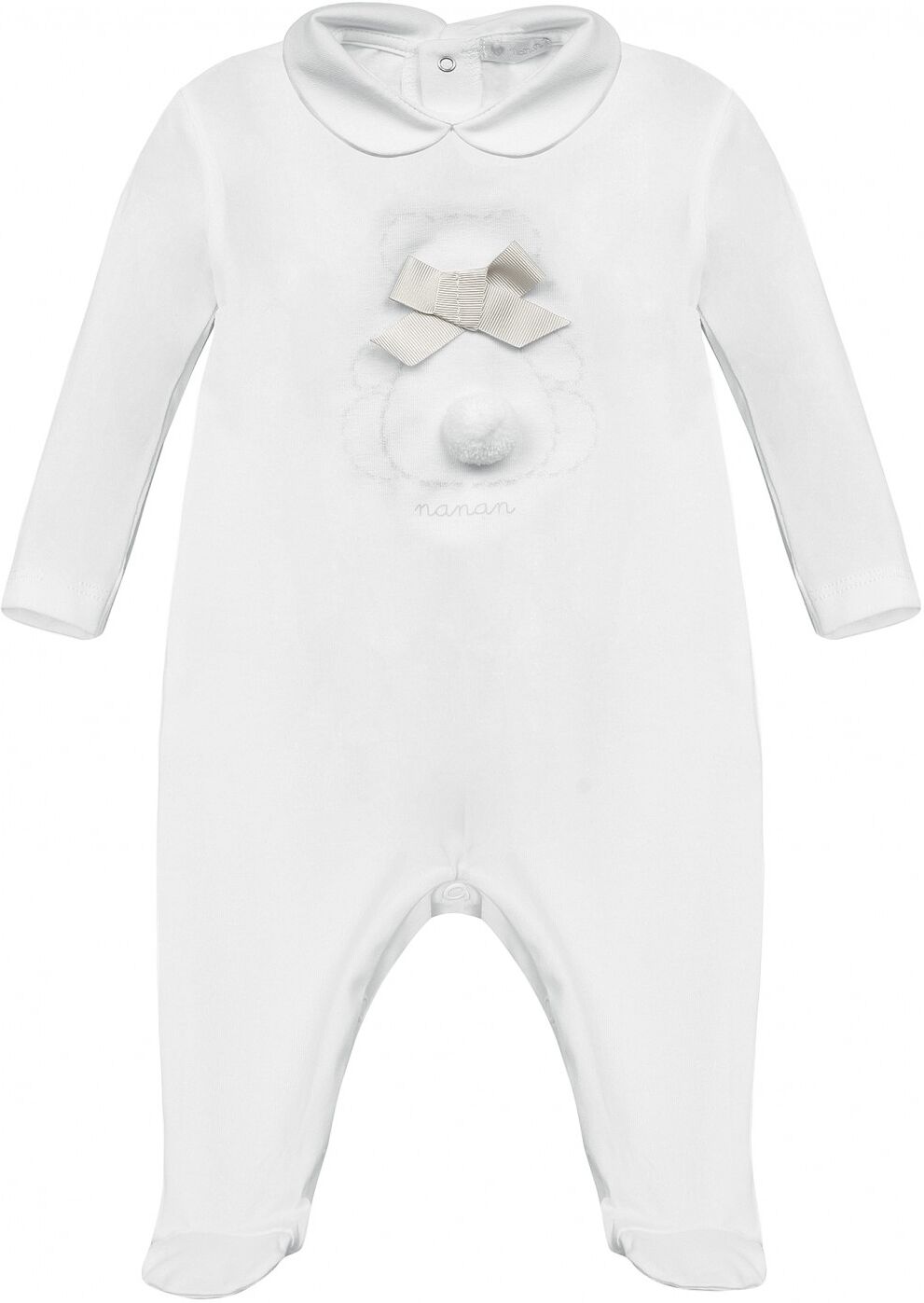 Nanan Onesie Ours Blanc Taille 6 Mois Nanan Onesie Ours Blanc Taille 6 Mois