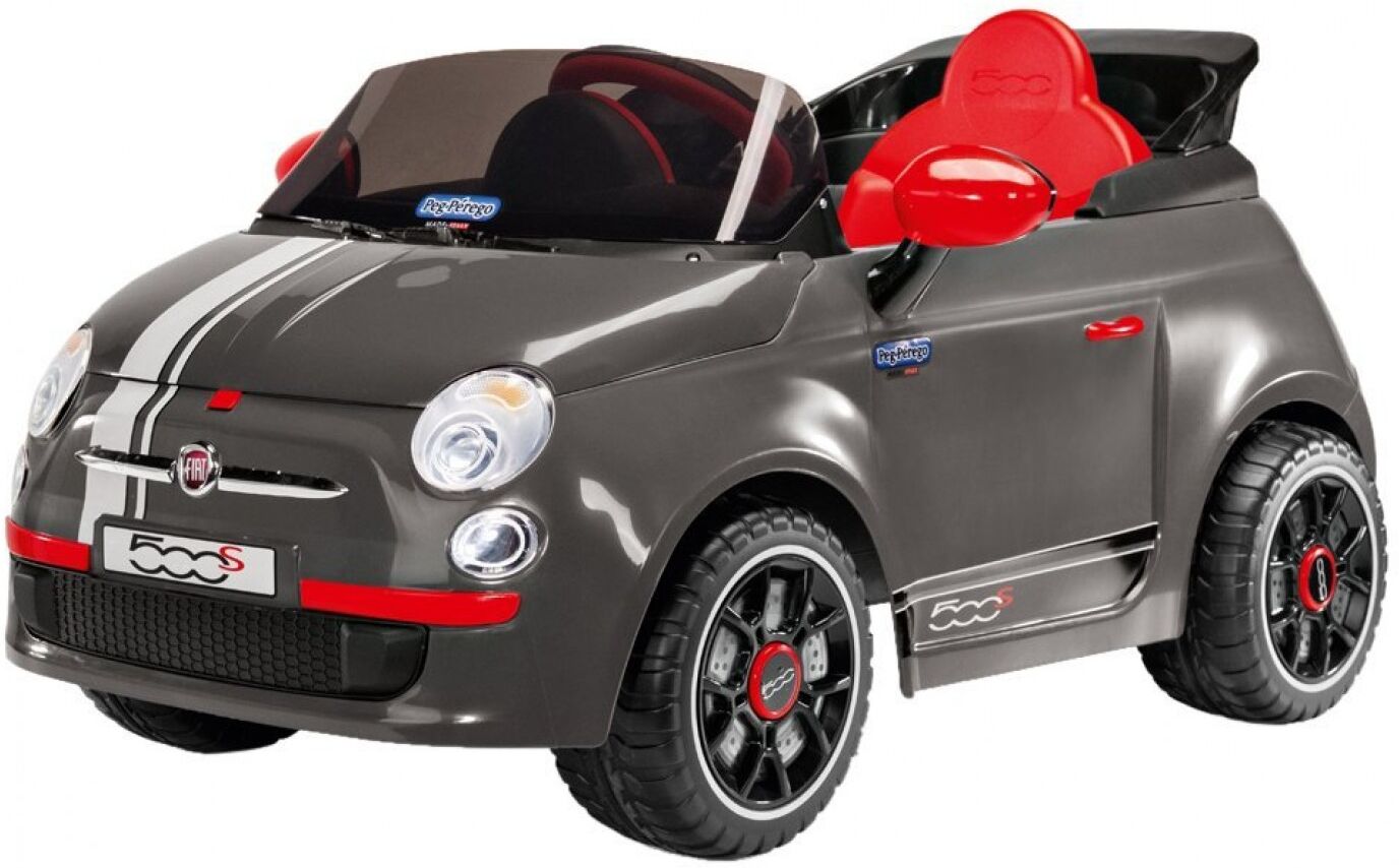 Peg Perego - Voiture Fiat 500s Grise 6v Peg Perego - Voiture Fiat 500s Grise 6v