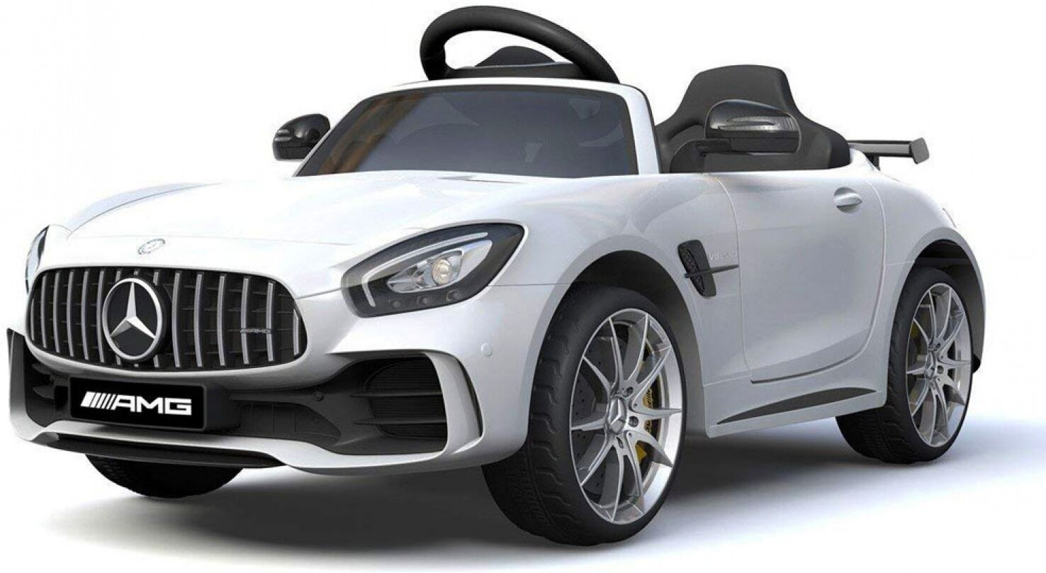 Biker Toys Voiture électrique Biker Toys Mercedes AMG GT-R Blanc Biker Toys Voiture électrique Biker Toys Mercedes AMG GT-R Blanc