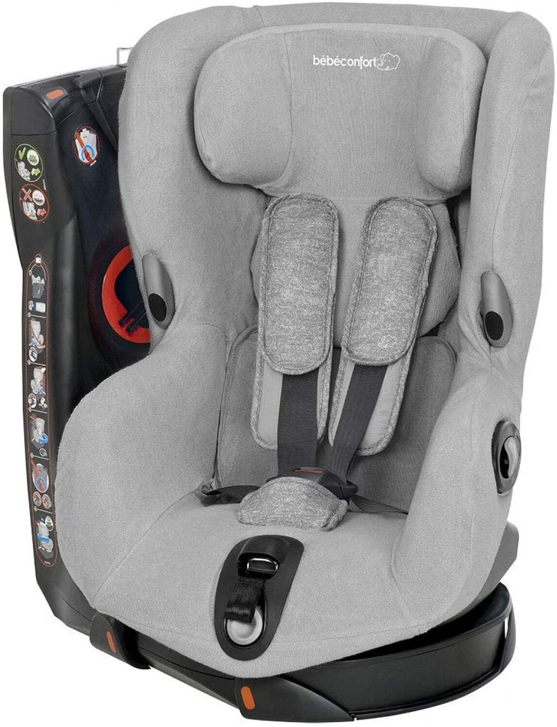 Bébé Confort Housse Eponge pour Siège Auto Axiss Groupe 1 Cool Grey Bébé Confort Housse Eponge pour Siège Auto Axiss Groupe 1 Cool Grey