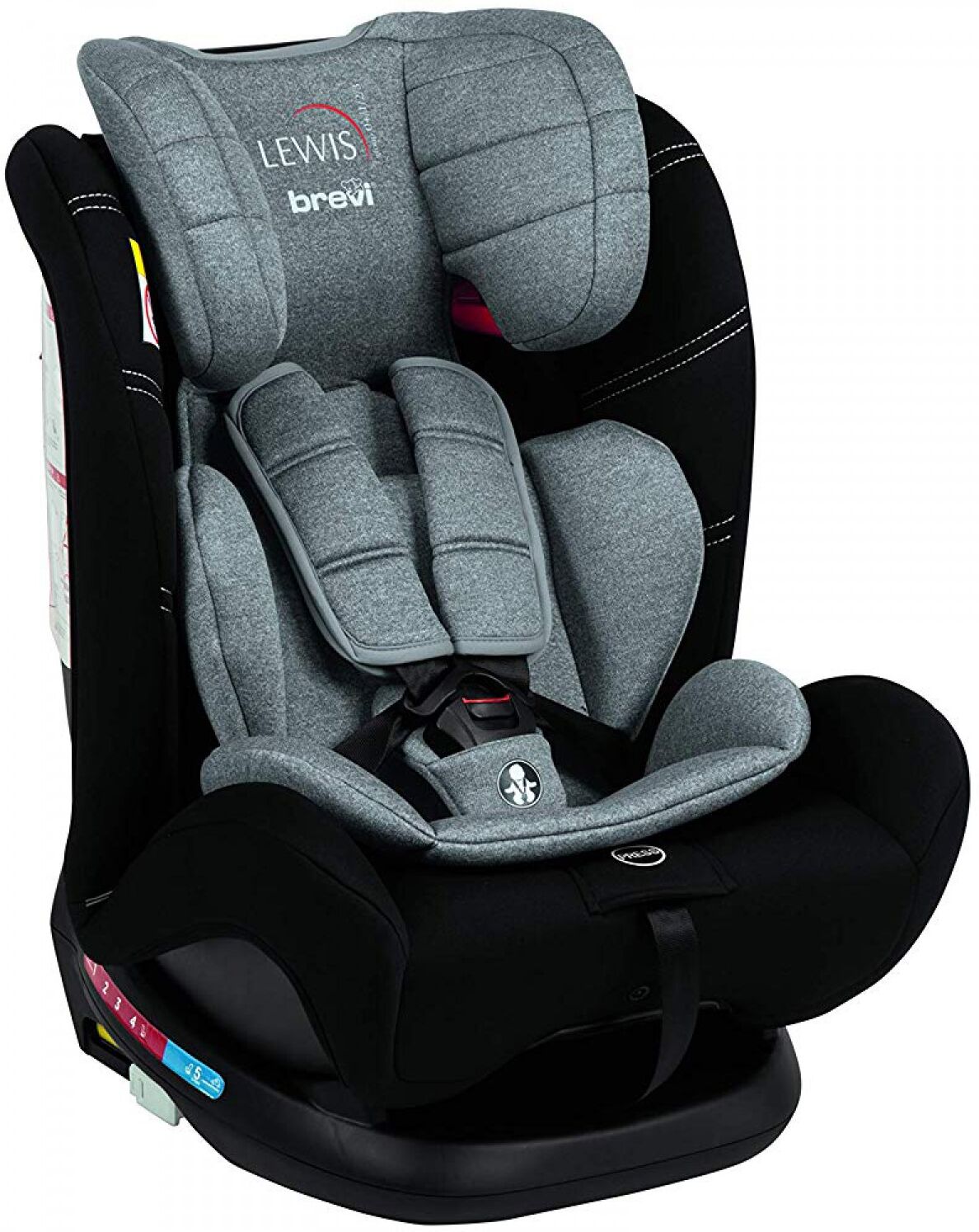 Brevi Siège Auto Brevi Lewis Isofix tt 0-36 kg Melange Grey Brevi Siège Auto Brevi Lewis Isofix tt 0-36 kg Melange Grey