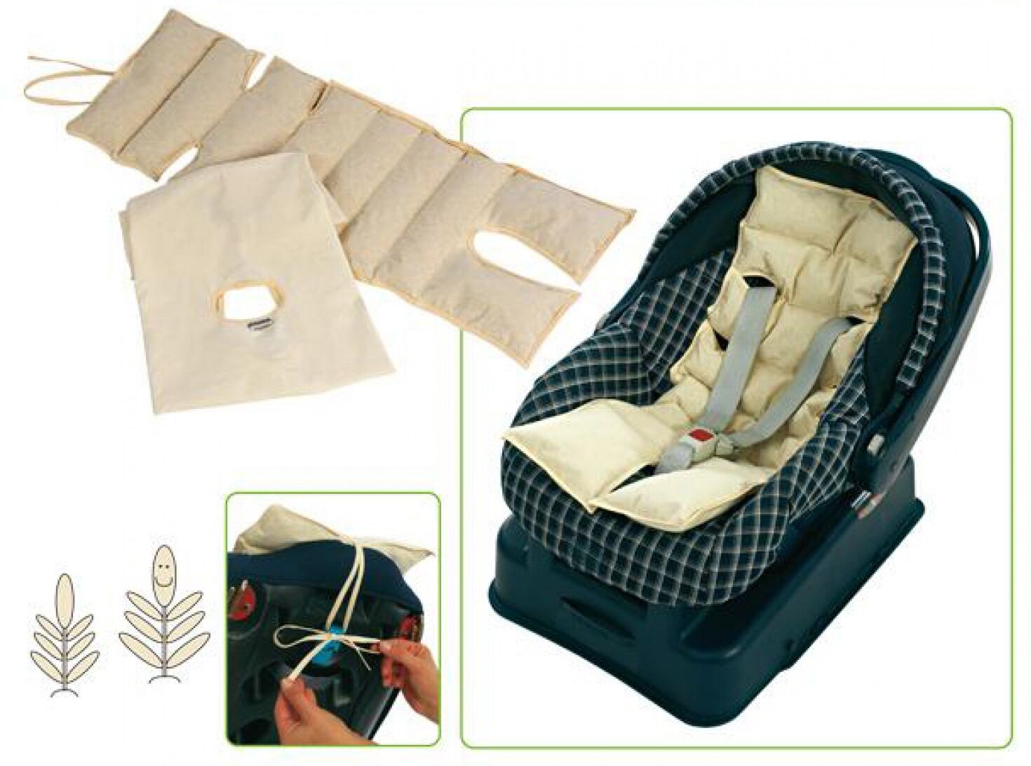 Andy & Helen Coussin Happy Back Andy & Helen pour Ovetto Andy & Helen Coussin Happy Back Andy & Helen pour Ovetto