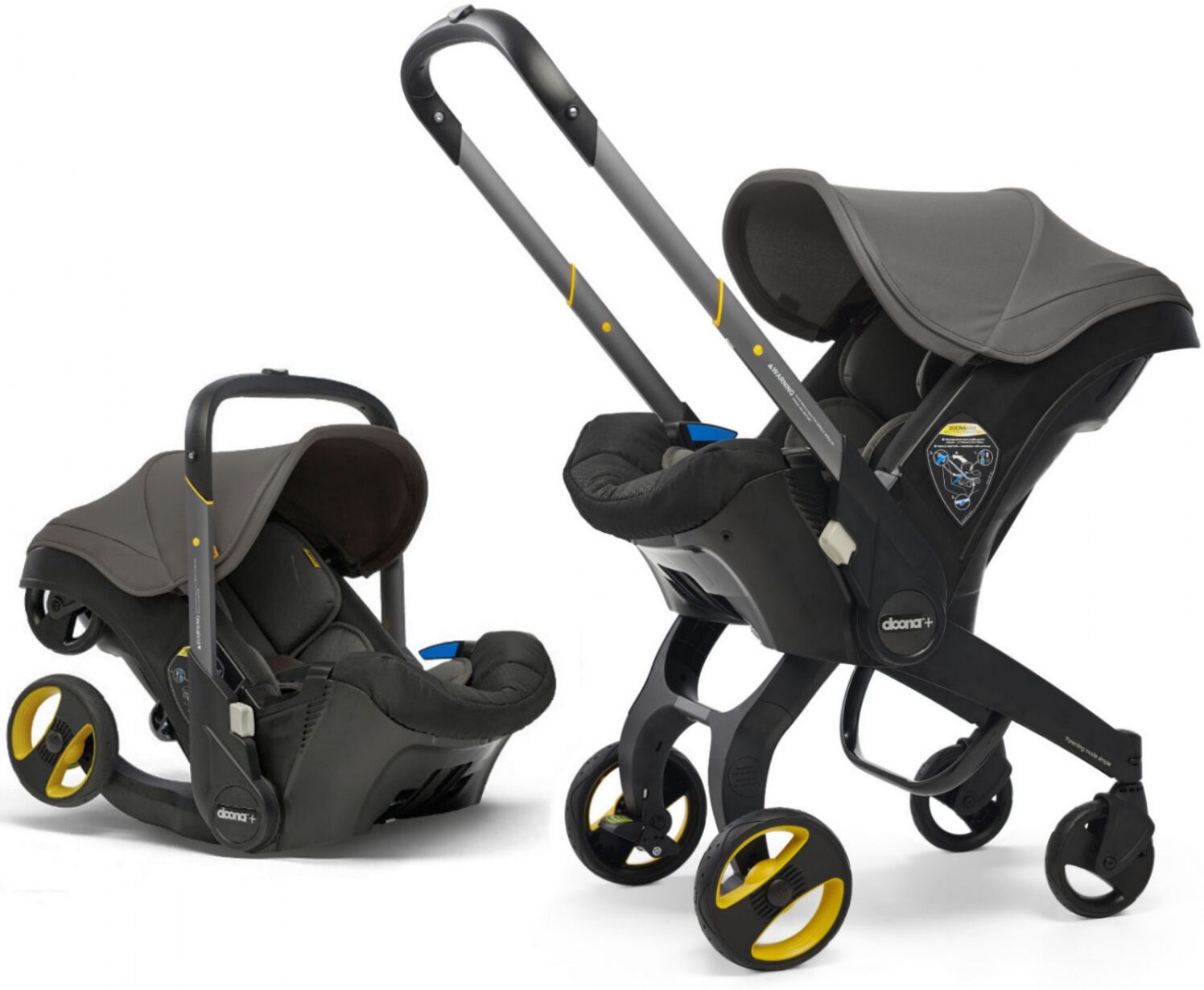 Doona Siege Auto Poussette Doona 2 In 1 Groupe 0+ Grey Hound Doona Siege Auto Poussette Doona 2 In 1 Groupe 0+ Grey Hound