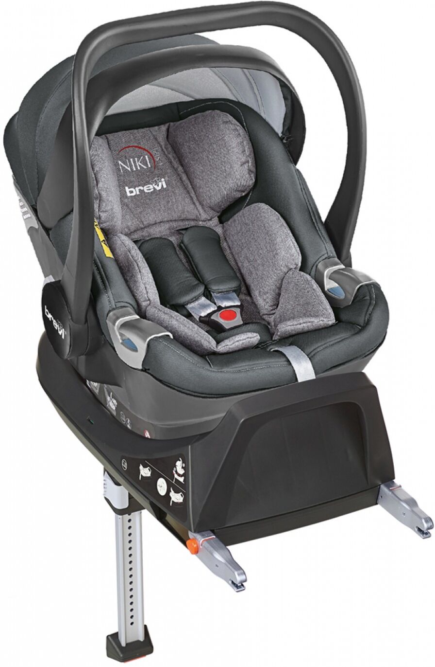 Brevi Niki I-size Siège Isofix Voiture Nuances De Gris Brevi Niki I-size Siège Isofix Voiture Nuances De Gris