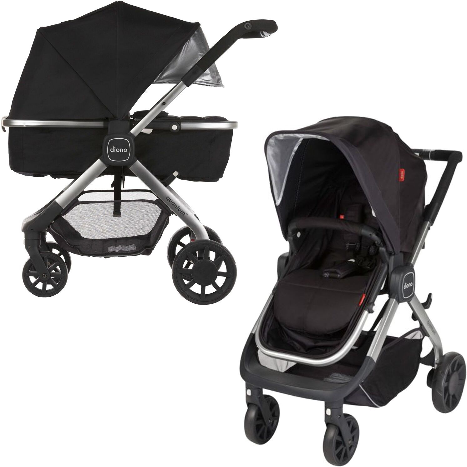 Diono Poussette 2 in 1 Quantum Noir Diono Poussette 2 in 1 Quantum Noir