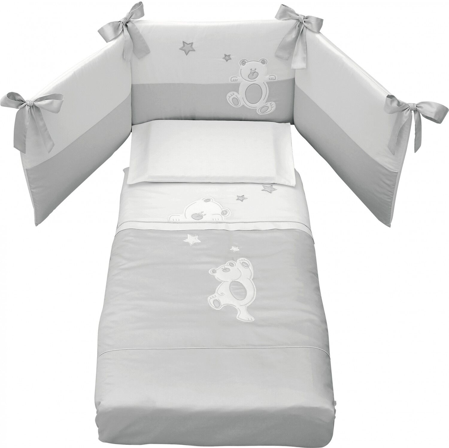 Erbesi Couette Erbesi Cucù Blanc Gris Erbesi Couette Erbesi Cucù Blanc Gris