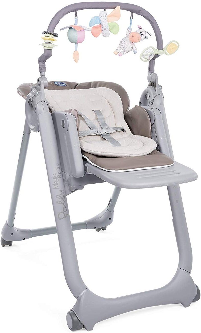 Chicco Chaise Haute Bébé Polly Magic Relax 4 Roues Cocoa Dossier Inclinable Chicco Chaise Haute Bébé Polly Magic Relax 4 Roues Cocoa Dossier Inclinable