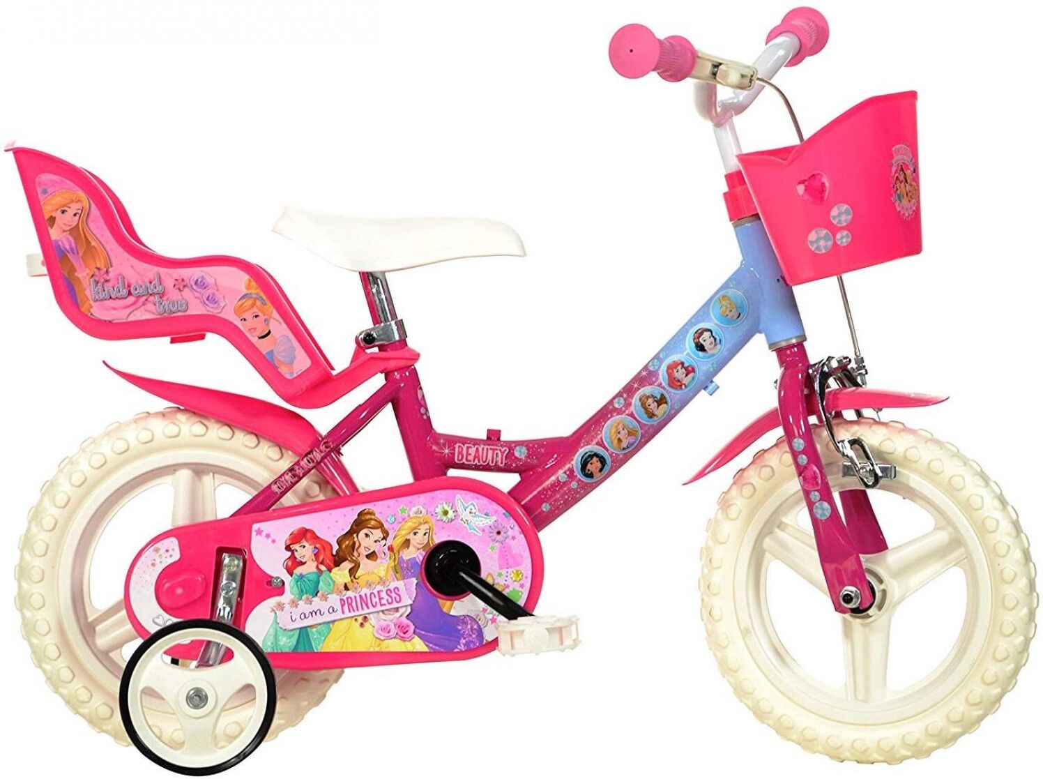 Dino Bikes Vélo Dino Bikes Disney Princesses 12 pouces Dino Bikes Vélo Dino Bikes Disney Princesses 12 pouces