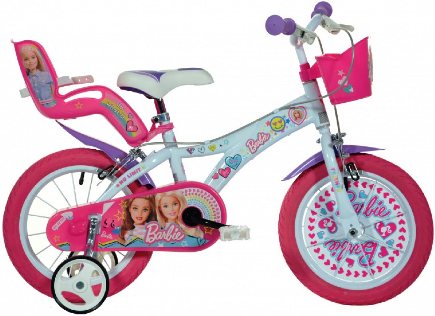Dino Bikes Vélo Dino Bikes Barbie 16 pouces Dino Bikes Vélo Dino Bikes Barbie 16 pouces