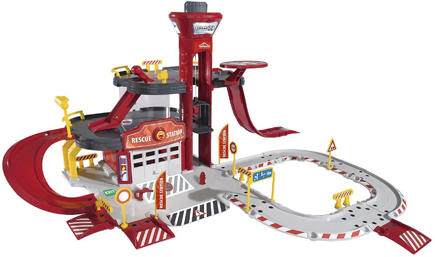 Simba Majorette Creatix Rescue Station Play Set + 5 Véhicules Et Accessoires Simba Majorette Creatix Rescue Station Play Set + 5 Véhicules Et Accessoires