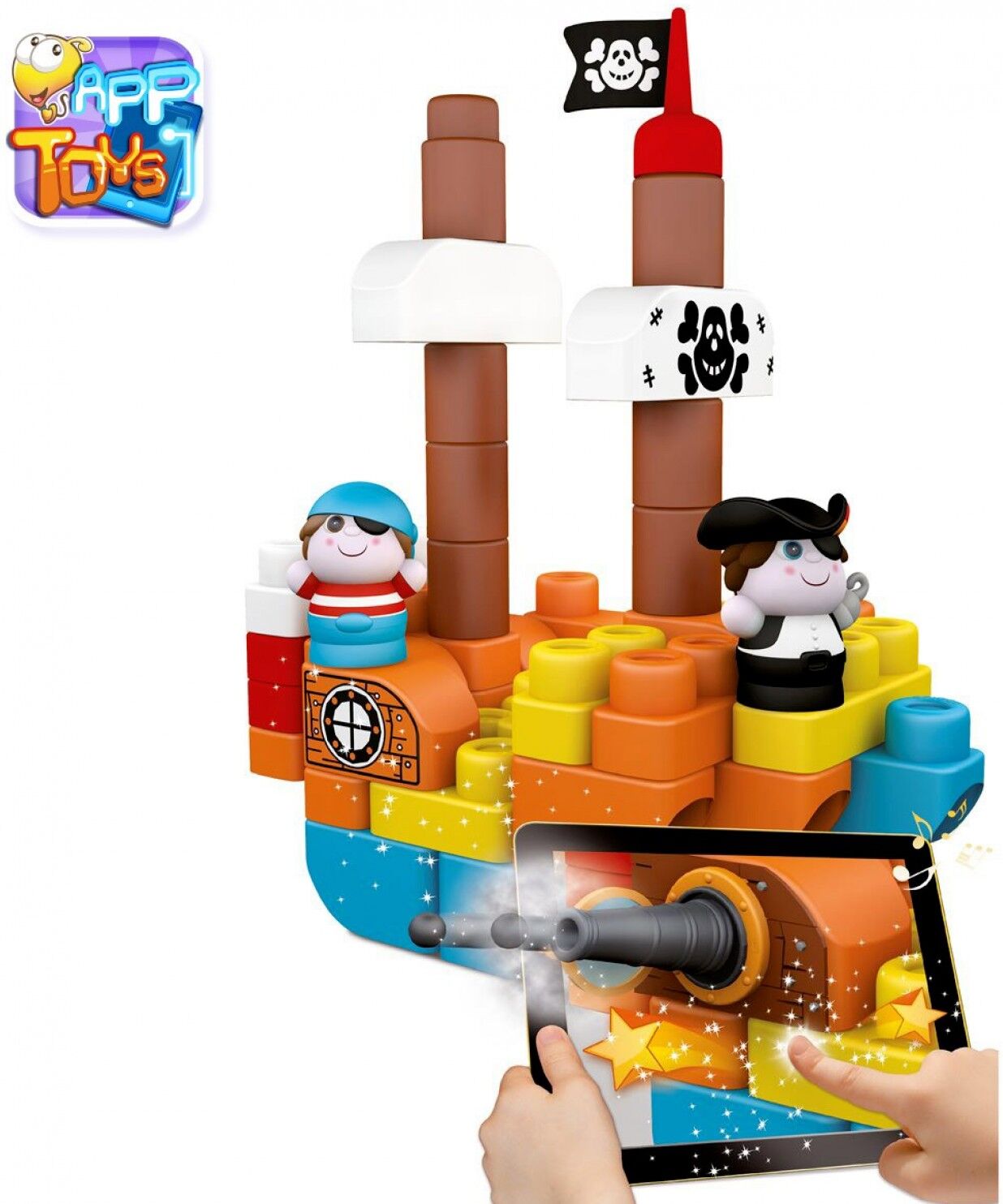 Chicco - Jeu De Construction - App Blocks - Ile Au Trésor - 60 Pièces Chicco - Jeu De Construction - App Blocks - Ile Au Trésor - 60 Pièces