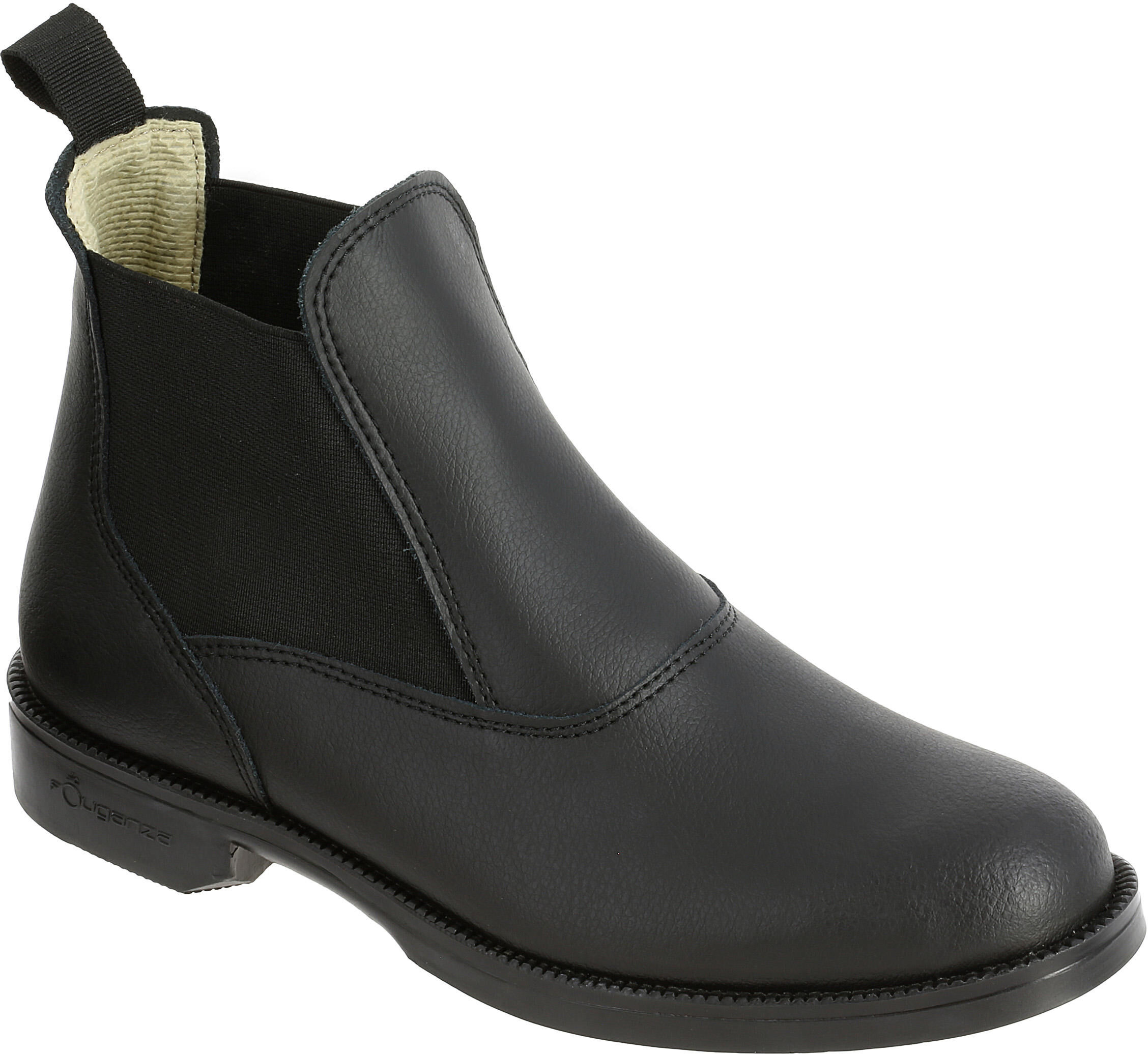 FOUGANZA Boots équitation adulte CLASSIC cuir noir - FOUGANZA - 35 FOUGANZA Boots équitation adulte CLASSIC cuir noir - FOUGANZA - 35