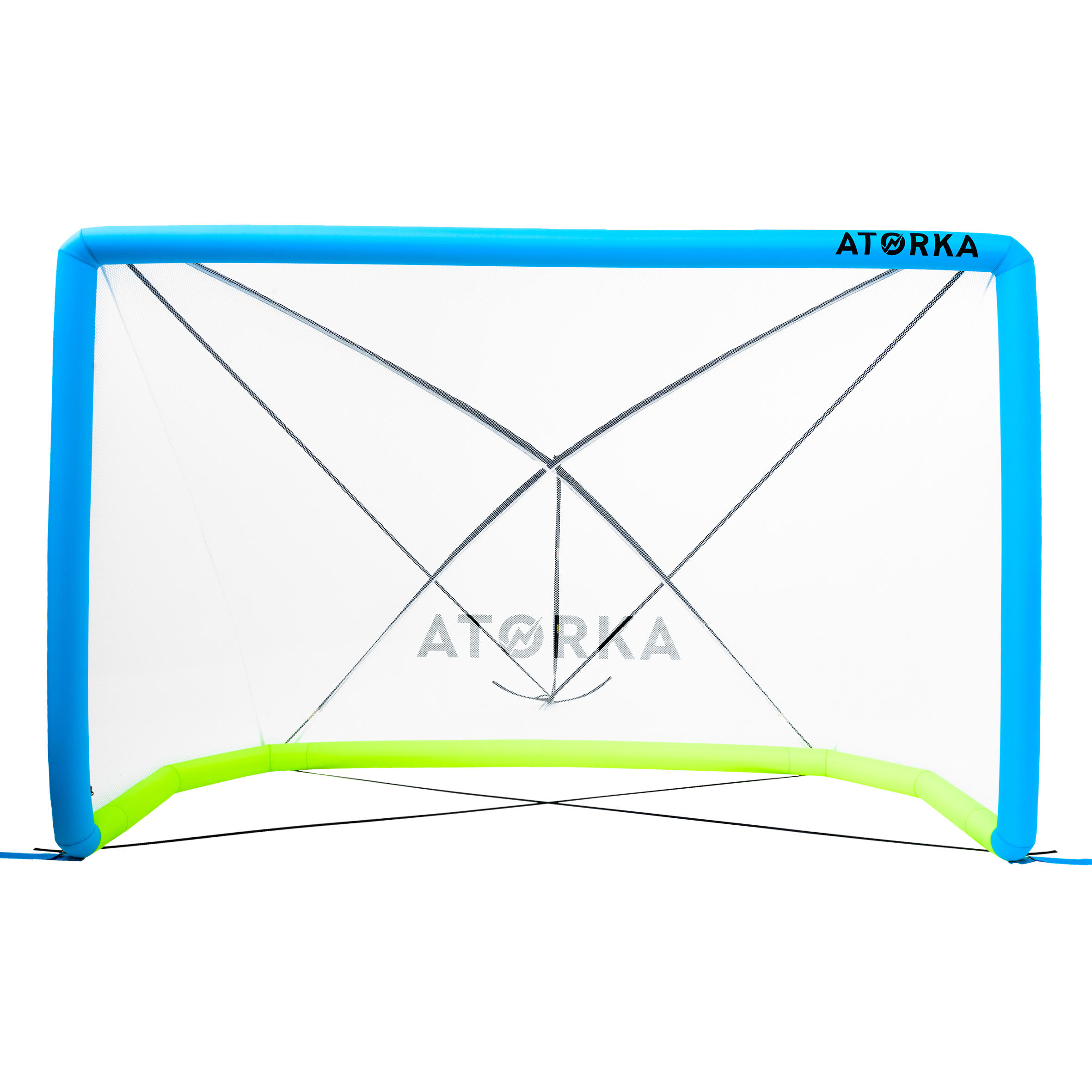 ATORKA But gonflable de beach handball HIG500 bleu jaune - ATORKA - 3 M ATORKA But gonflable de beach handball HIG500 bleu jaune - ATORKA - 3 M