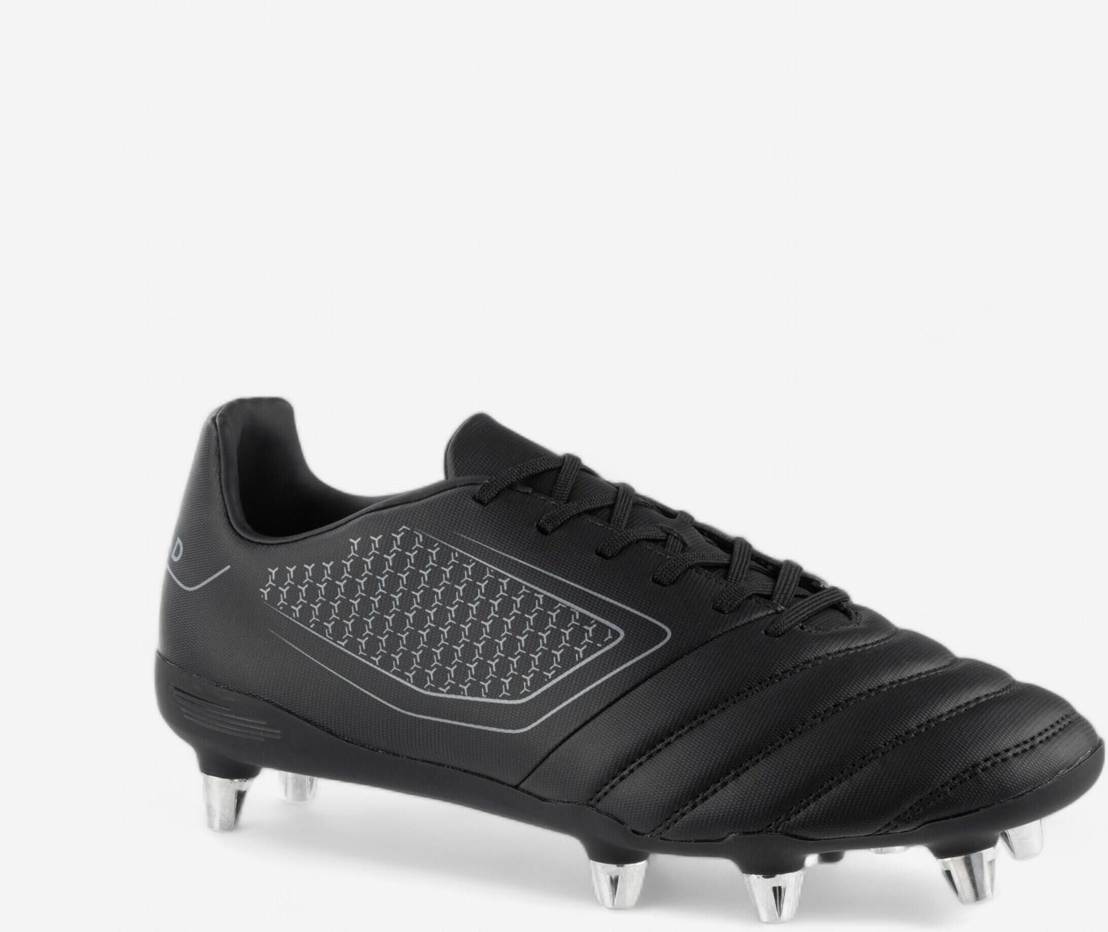 OFFLOAD CHAUSSURES DE RUGBY VISSÉES TERRAIN GRAS HOMME IMPACT R100 SG 8 crampons NOIRE - OFFLOAD - 40 OFFLOAD CHAUSSURES DE RUGBY VISSÉES TERRAIN GRAS HOMME IMPACT R100 SG 8 crampons NOIRE - OFFLOAD - 40