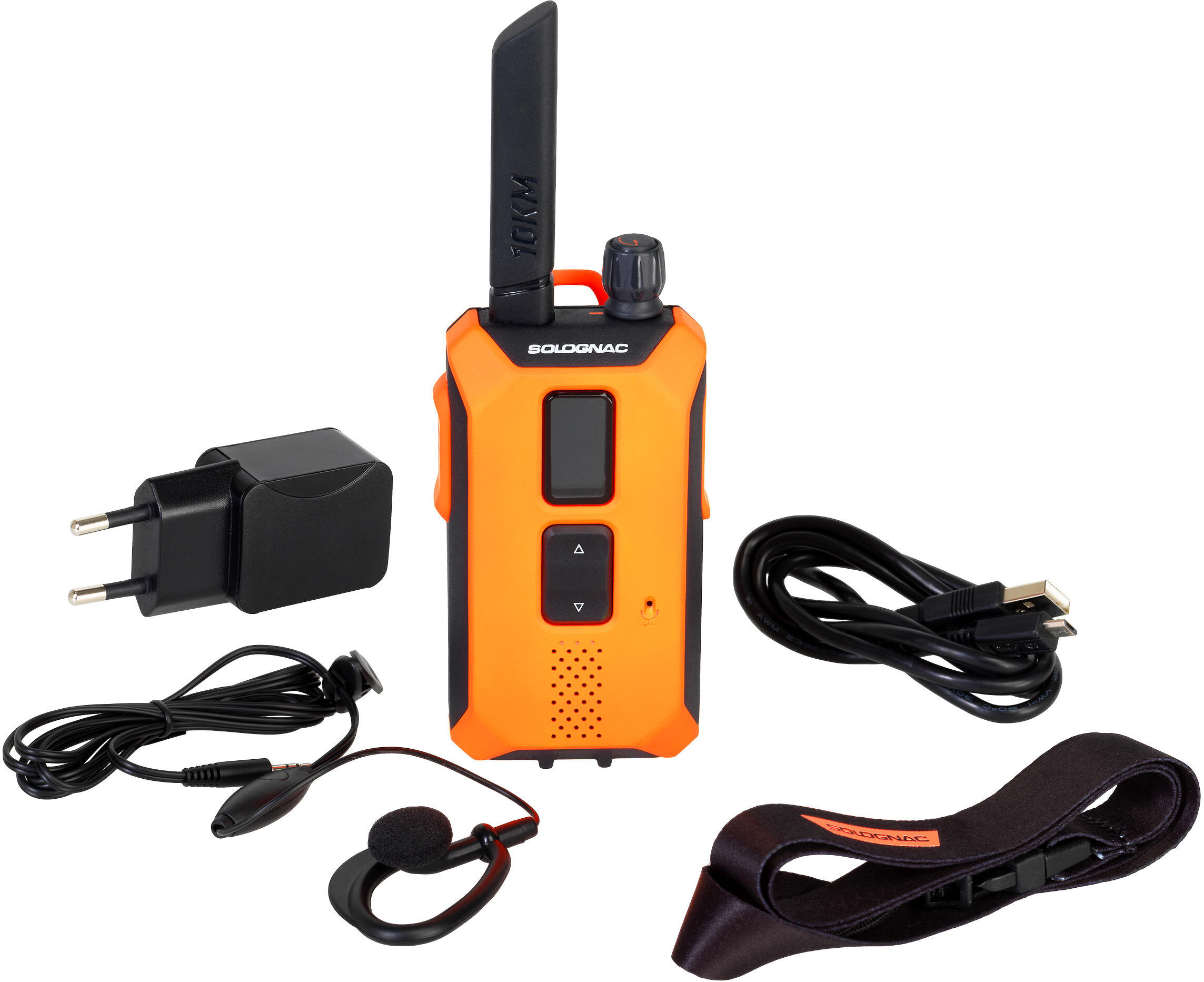 SOLOGNAC Talkie walkie de chasse étanche à la pluie portée 10 KM BGB 500. - SOLOGNAC - SANS TAILLE SOLOGNAC Talkie walkie de chasse étanche à la pluie portée 10 KM BGB 500. - SOLOGNAC - SANS TAILLE