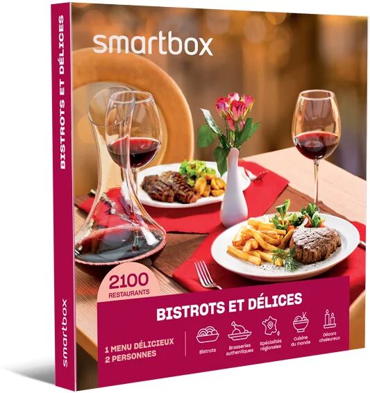 Bistrots et délices Coffret cadeau Smartbox