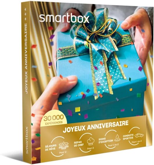 Joyeux anniversaire Coffret cadeau Smartbox