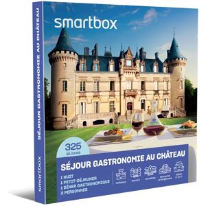 Smartbox Séjour gastronomie châteaux et belles demeures Coffret cadeau Smartbox