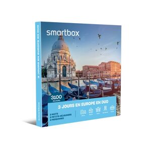 Smartbox 3 jours en Europe en duo Coffret cadeau Smartbox