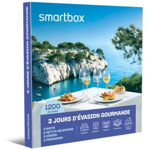 Smartbox 3 jours d'évasion gourmande Coffret cadeau Smartbox