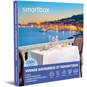 Smartbox Voyage savoureux et romantique Coffret cadeau Smartbox