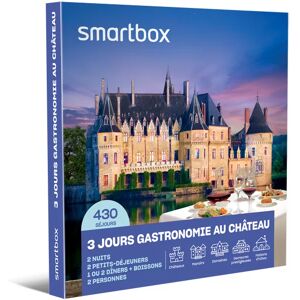 Smartbox 3 jours gastronomie, châteaux et belles demeures Coffret cadeau Smartbox