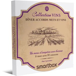 Smartbox Dîner accords mets et vins Coffret cadeau Smartbox