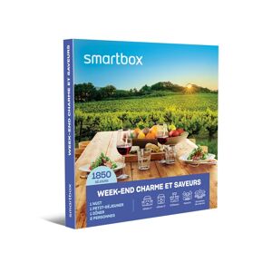Week-end charme et saveurs Coffret cadeau Smartbox - Publicité