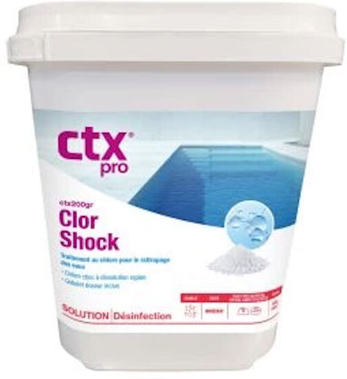 CTX 200GR - Chlore choc granulés - 5 kg - CTX - Chlore, oxygène actif, brome