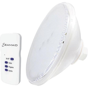 Seamaid Ampoule LED Ecoproof PAR56 90 LED 16W avec télécommande - RGB - Seamaid - Lampe led