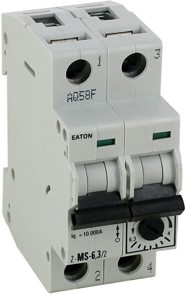 Eaton Composant électrique - Disjoncteur monophasé 4/6,3 A - Eaton Eaton Composant électrique - Disjoncteur monophasé 4/6,3 A - Eaton