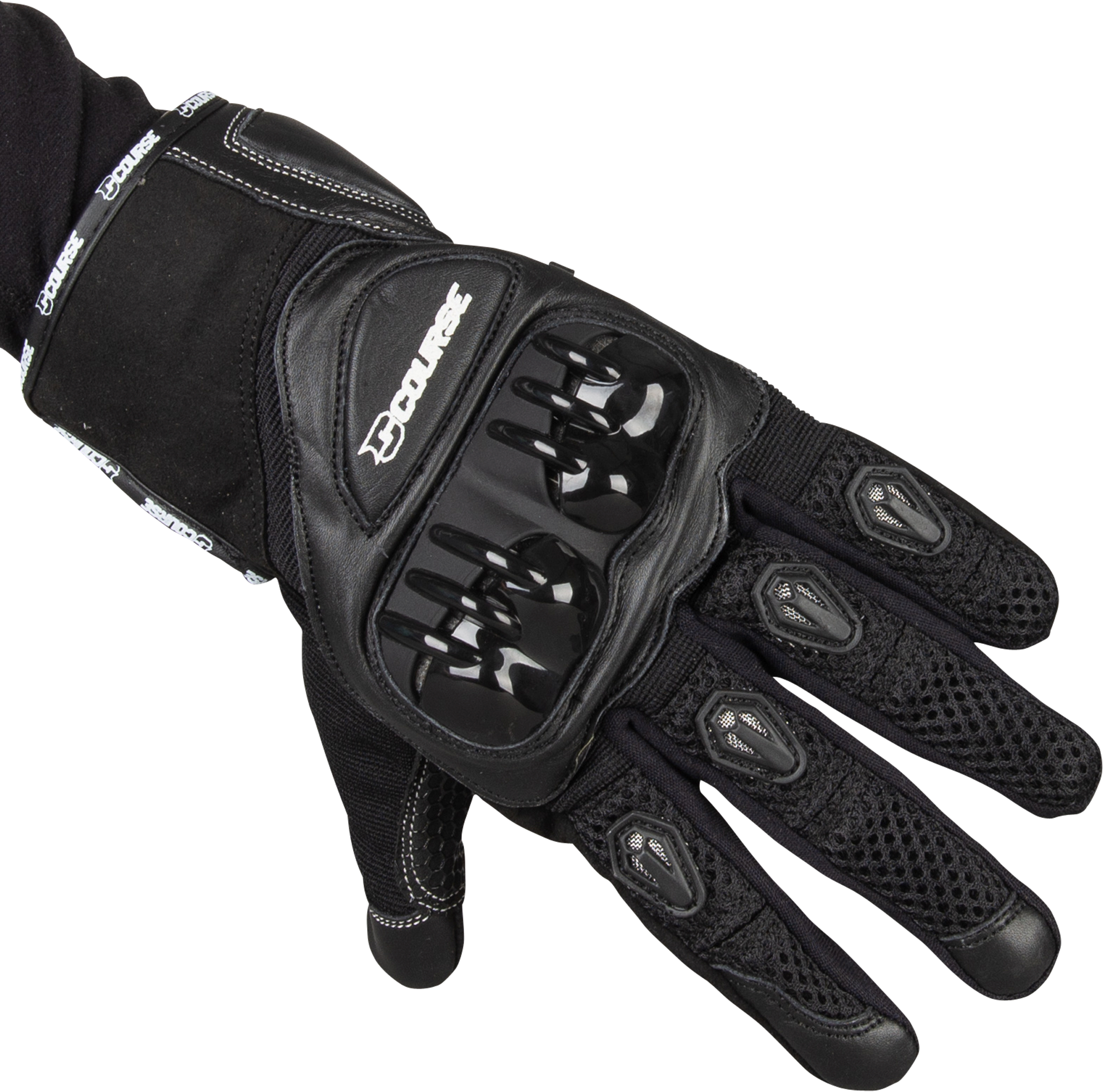 Gants Moto Course Rapid Noirs -