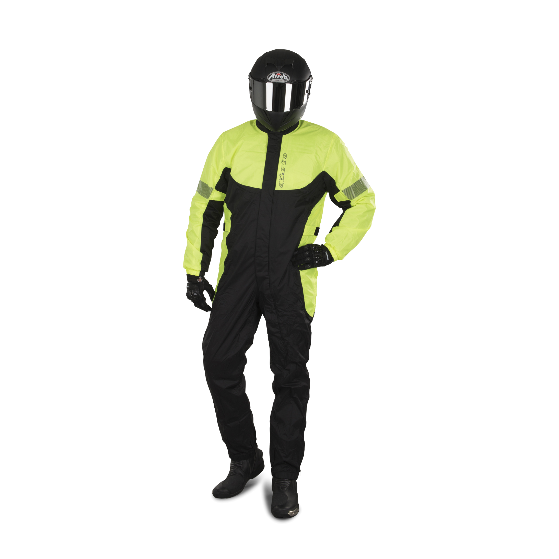 Combinaison de Pluie Alpinestars Hurricane Jaune-Noir -