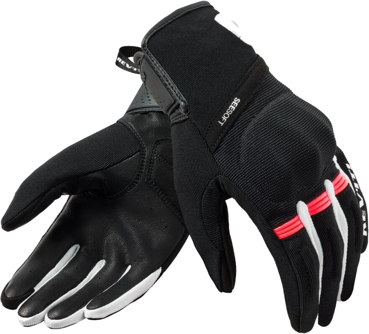 Gants Moto Femme Rev'It! Mosca 2 Noir-Rose -