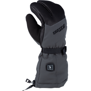 Gants Klim Tundra HTD Gauntlet Noir-Asphalte -