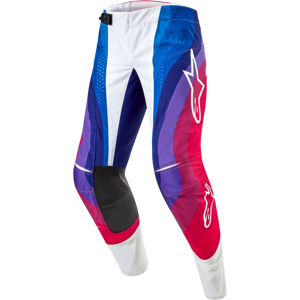 Pantalon Cross Alpinestars Techstar Pneuma Bleu-Mars Rouge-Blanc -