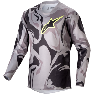 Maillot Cross Enfant Alpinestars Racer Tactical Cast Gris-Camouflage-Magnet -