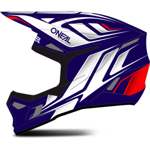 Casque Cross O'Neal 3SRS Vertical Bleu-Blanc-Rouge -