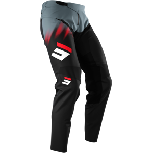 Shot Race Gear Pantalon Cross Shot Versus Noir-Rouge -